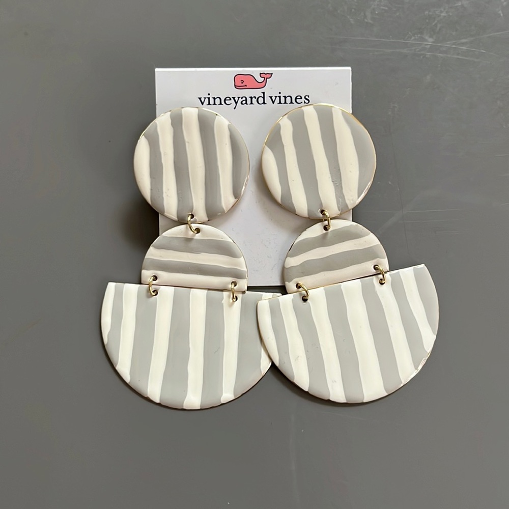 Vineyard Vines Striped Earrings